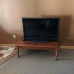 Basement Lounge Area TV with Cable